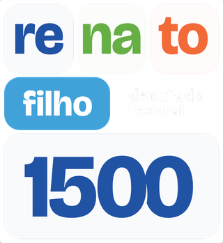 Renato Filho, Deputado Federal 1500, MDB. Abre o site da campanha em nova aba